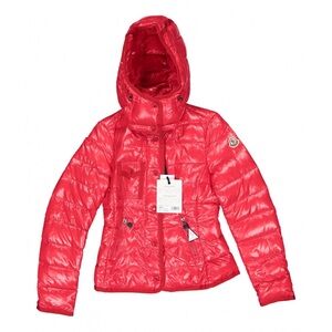 Red Moncler Mugwort Puffer